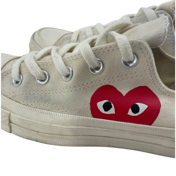 Converse Chuck Taylor Comme des Garcons PLAY Sneakers 150207C size M 4 W 6 Shoes - Picture 8 of 16